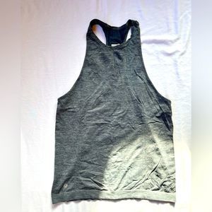 Athleta Gray Racer Back Tank Top M